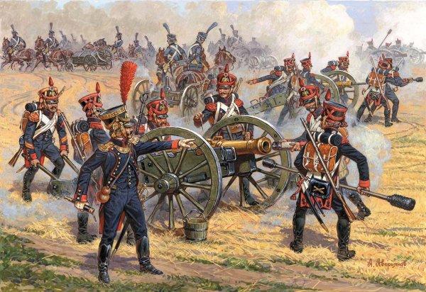 Пешая французская артиллерия 1812 звезда