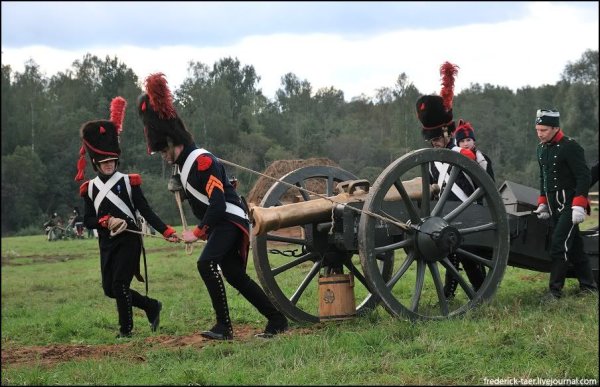 Французские пушки 1812 Бородино