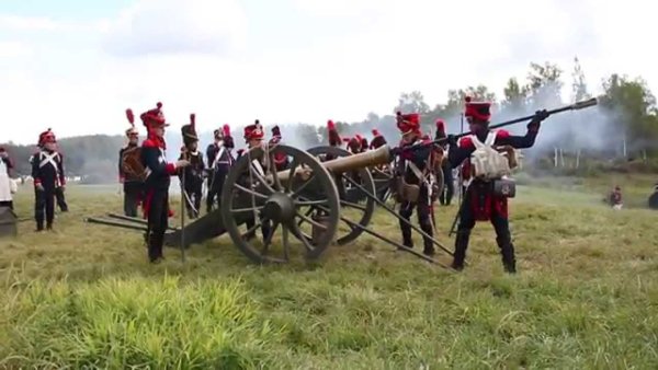Французские пушки 1812 Бородино
