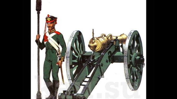 Русская артиллерия 1812 года