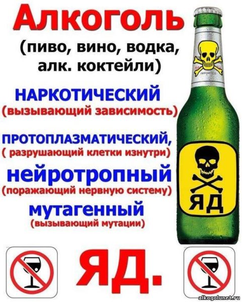 Против алкоголя