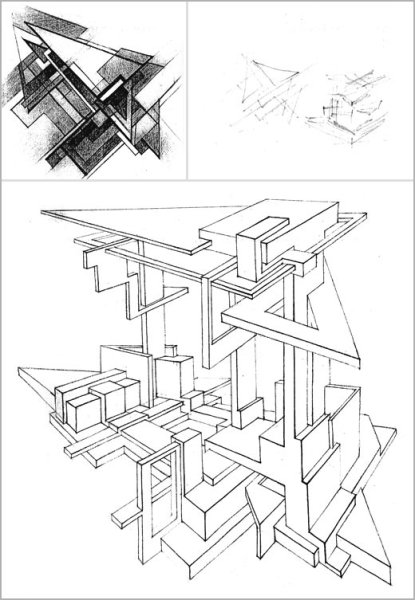 Архитектурная объемно пространственная композиция СПБГАСУ