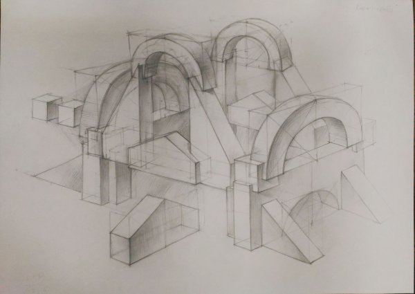 Архитектурная композиция мост
