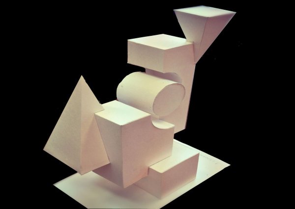 Объемная Геометрическая композиция