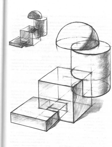 Врезки геометрических тел построение изометрии