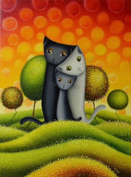 Котик иллюстрация