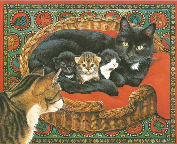 Лесли Энн айвори черный кот