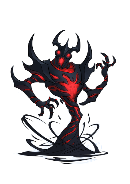 Shadow Fiend тату эскиз