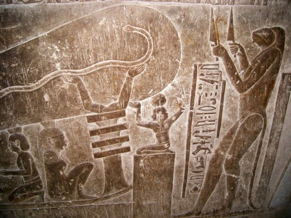 Древнеегипетские фрески пришельцы