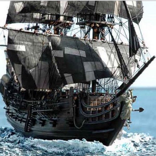 Чёрная Жемчужина корабль пираты Карибского моря