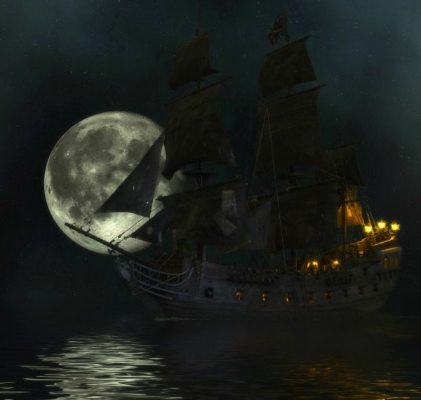 Галеон пираты Карибского моря