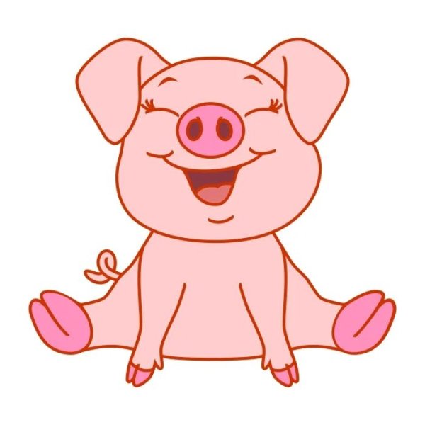 Нарисовать свинью