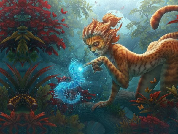 Kerem Beyit художник кошка