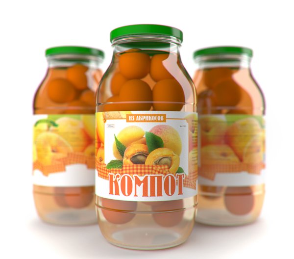 Компот баночках