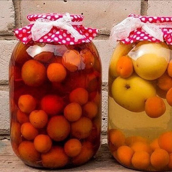 Компот ассорти из фруктов на зиму