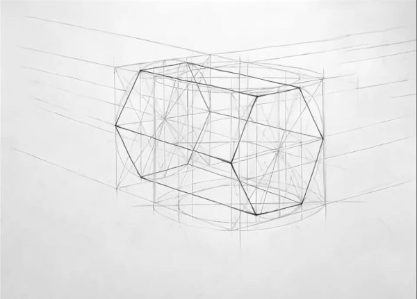 Куб перспектива снизу