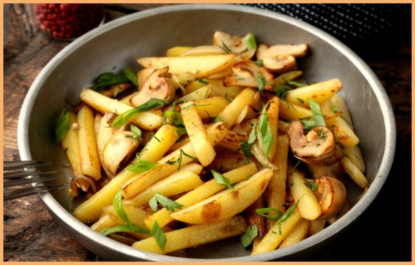 Вкусная жареная картошка