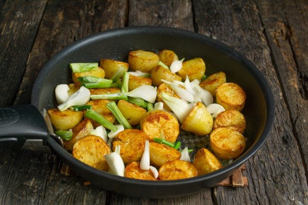 Сковородка с картошкой