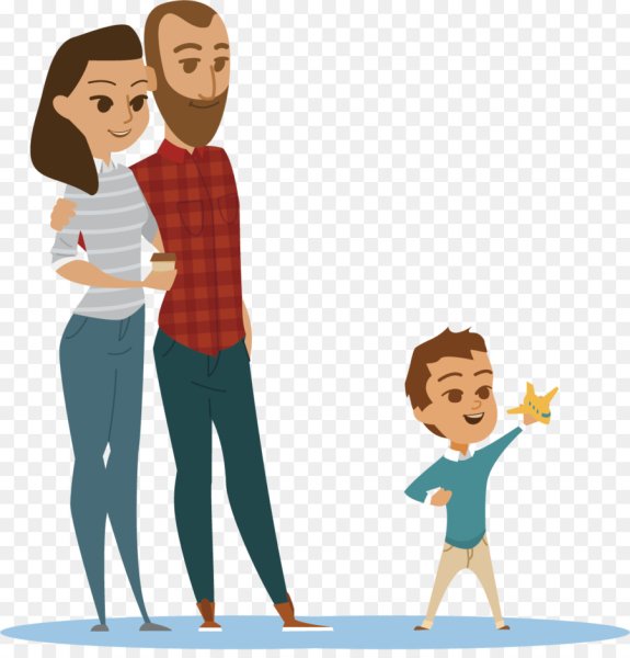 Родители и дети мультяшные