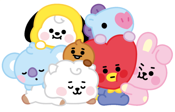 Персонажи БТС bt21 тата