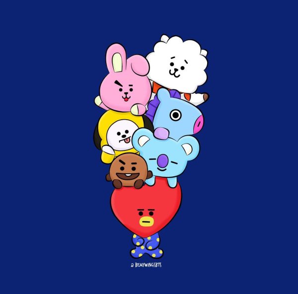 Персонажи БТС bt21 тата