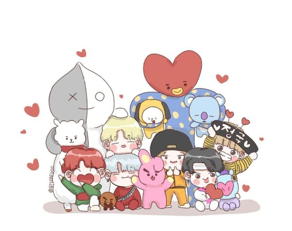 БТС И их персонажи bt21