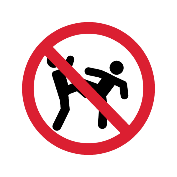Знак не драться