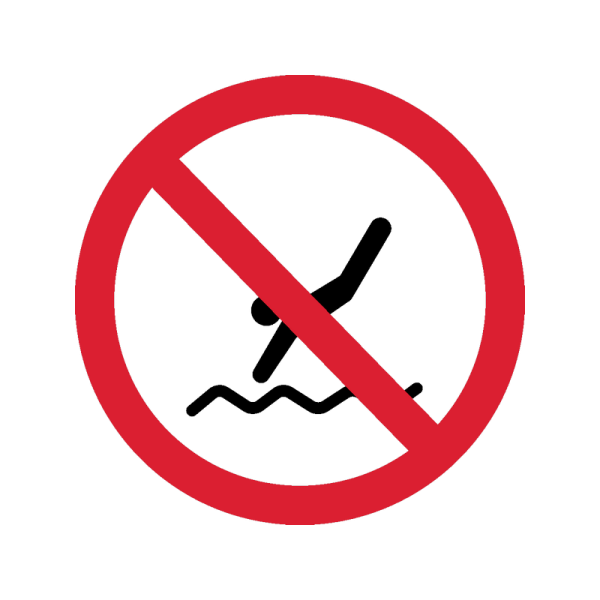 Знак не прыгать
