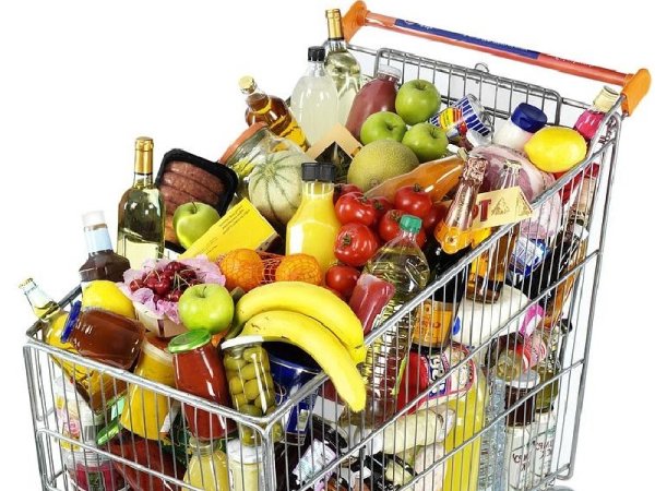 Корзинка с продуктами