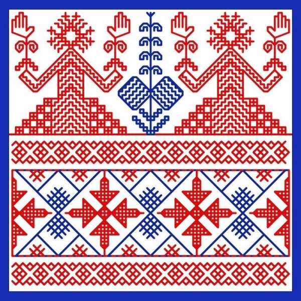 Орнаменты народа водь