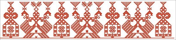 Вепсы Карелия орнамент