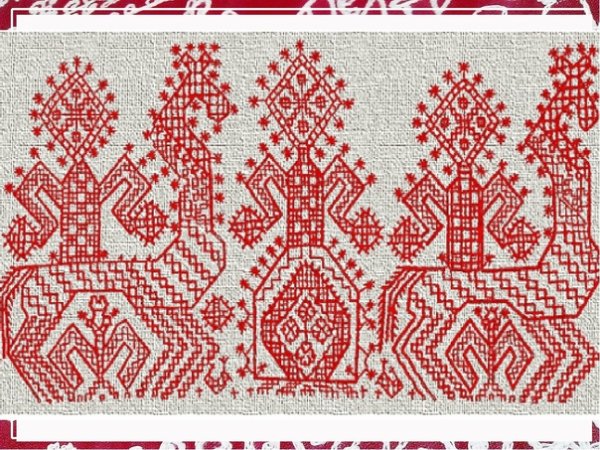 Карельская вышивка Макошь