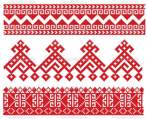 Славянские этнические узоры
