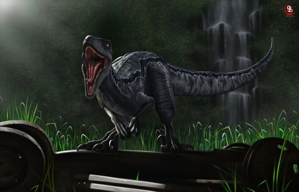 Велоцераптор парк Юрского периода