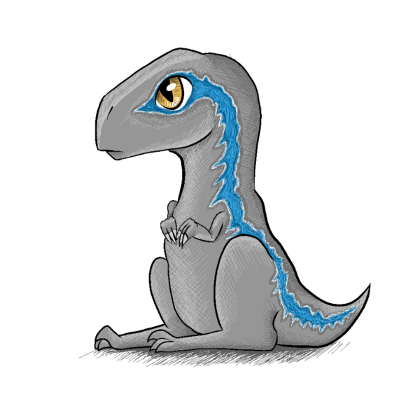 Раптор динозавр Блю