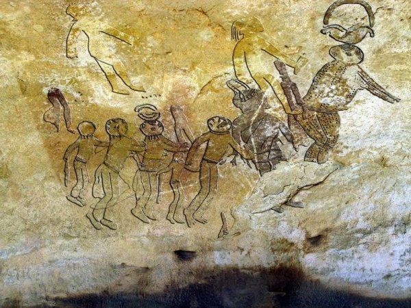 Фрески Тассили инопланетяне