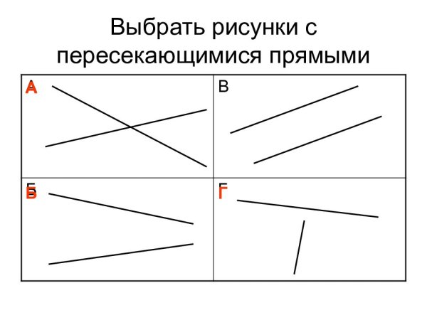 Параллельные прямые