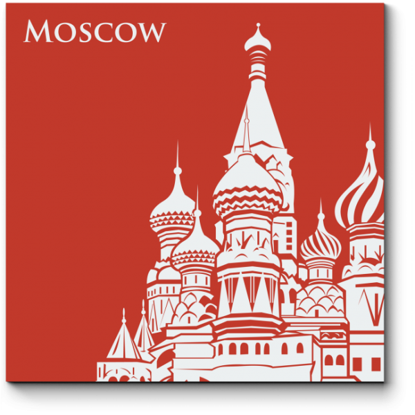 Символы Москвы вектор