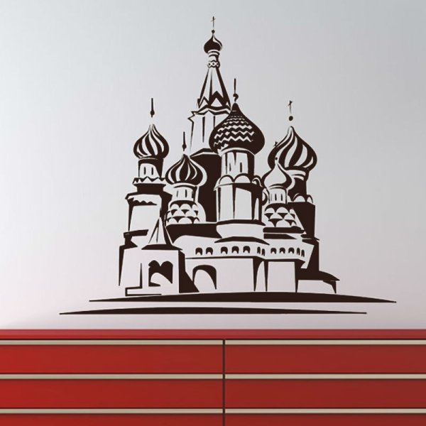 Василий Блаженный храм силуэт