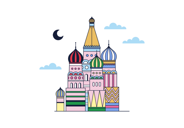 Москва Кремль вектор