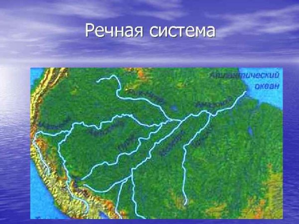 Бассейн реки и водораздел