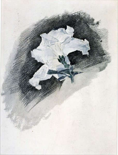 Михаил Врубель "цветы в синей вазе", 1886