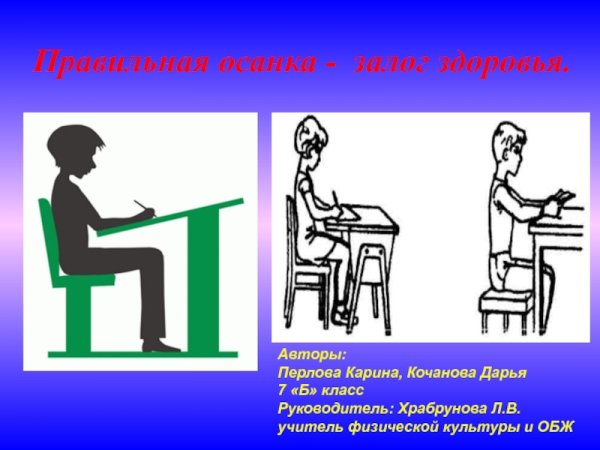 Формирование неправильной осанки