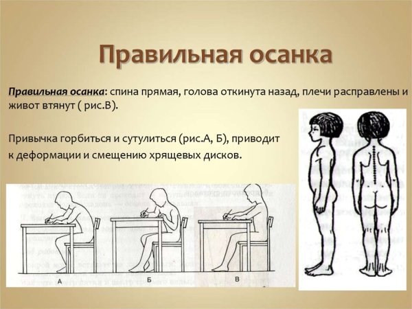Тема осанка