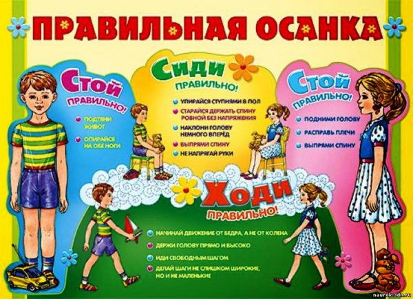 Комплекс упражнений для профилактики нарушений осанки