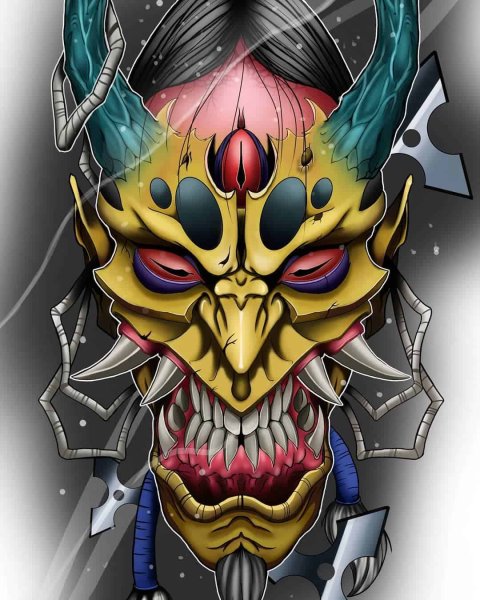 Oni Demon Mask