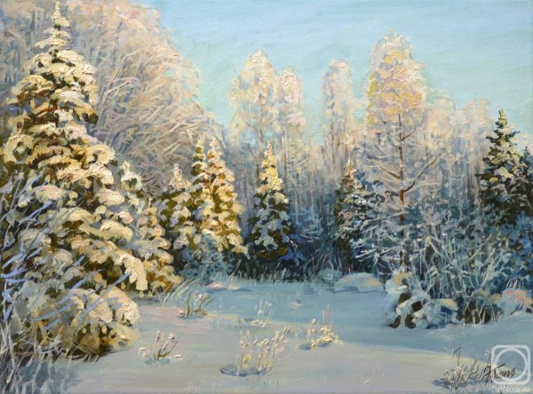 Зимний лес для детей