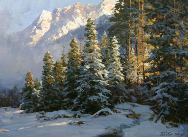 Шишкин еловый лес картина