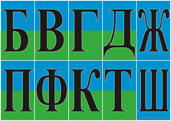 Лента букв для начальной школы