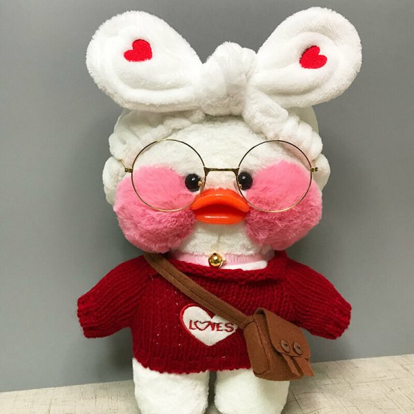 Мягкая игрушка уточка lalafanfan